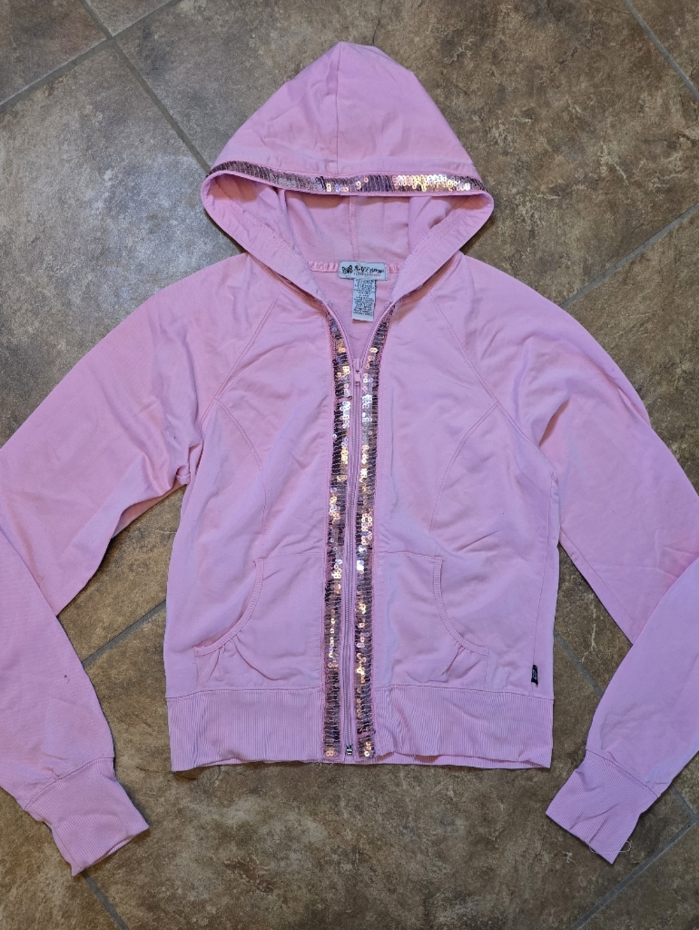 Pink Sequined | SELF ESTEEM | Zip Up